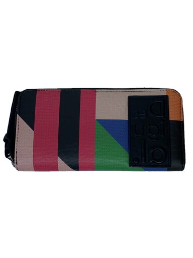 【中古】Desigual◆マルチカラーラウンドジップ長財布/レザー/マルチカラー/レディース【服飾雑貨他】 【中古】Desigual◆マルチカラーラウンドジップ長財布/レザー/マルチカラー/レディース【服飾雑貨他】