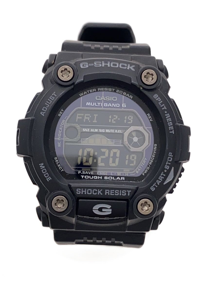 【中古】CASIO◆腕時計/デジタル/BLK/BLK/gw-7900b//【服飾雑貨他】