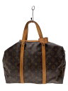 【中古】LOUIS VUITTON◆サック・スプール35_モノグラム・キャンバス_BRW/PVC/BRW【バッグ】