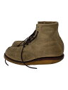 【中古】CHIPPEWA◆90s/ブーツ/--/CRM/スウェード【シューズ】(4)