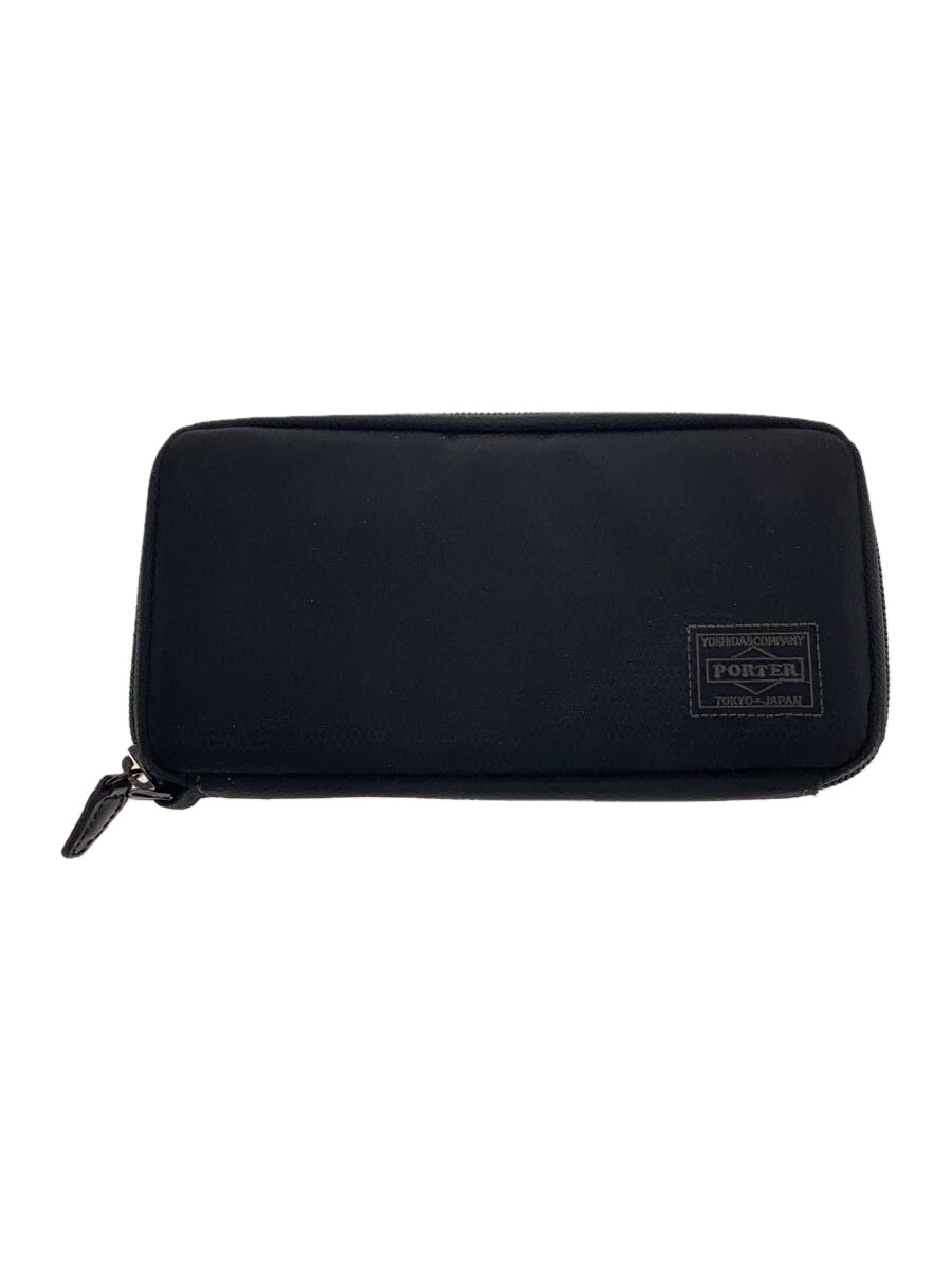 【中古】PORTER◆長財布/ポリエステル/BLK/メンズ/653-09111【服飾雑貨他】