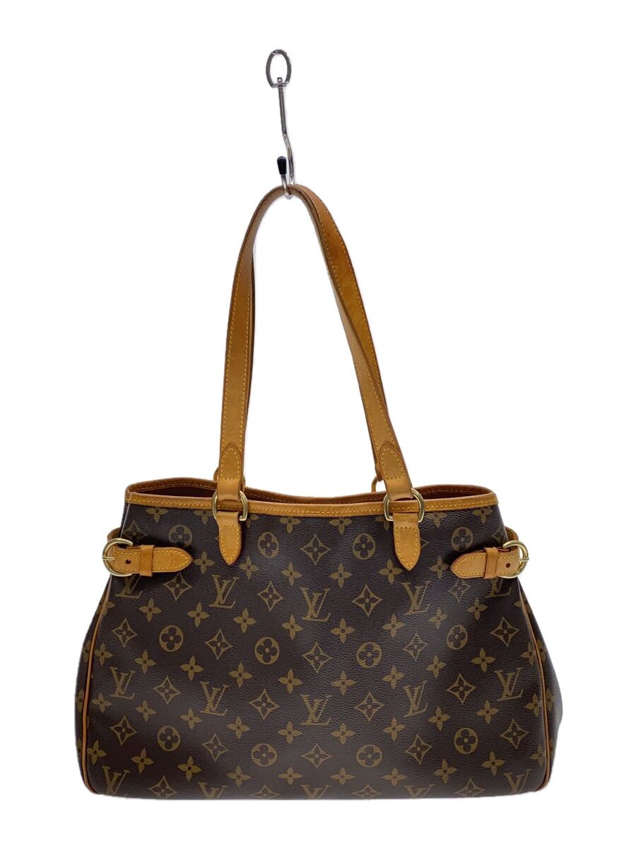 LOUIS VUITTON - 【中古】LOUIS VUITTON◆バティニョール・オリゾンタル_モノグラム・キャンバス_BRW/PVC/BRW【バッグ】