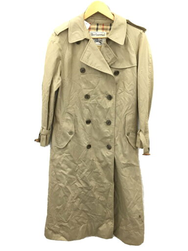 【中古】BURBERRYS◆トレンチコート/--/コットン/KHK/無地/FD082-039-41//【レディースウェア】 【中古】BURBERRYS◆トレンチコート/--/コットン/KHK/無地/FD082-039-41//【レディースウェア】
