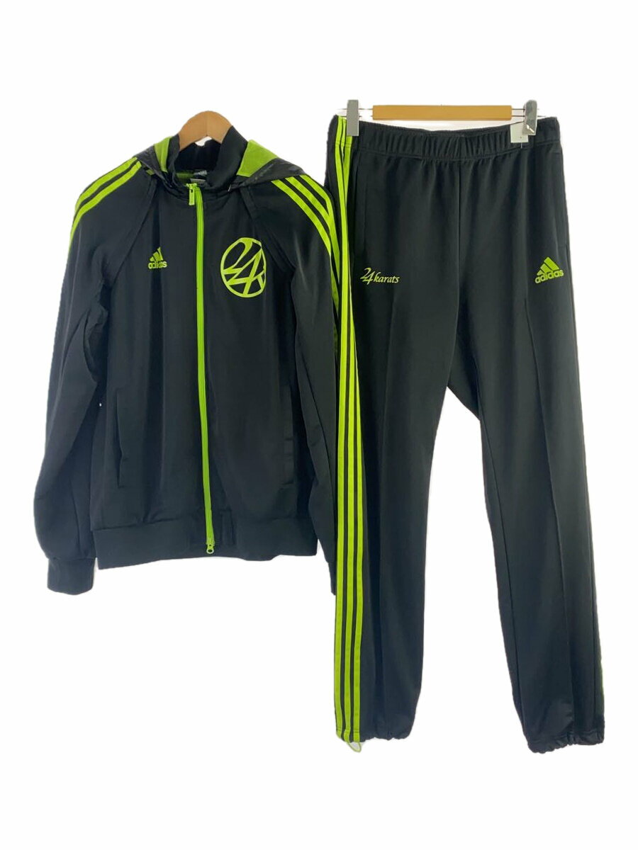 【中古】adidas◆セットアップ/L/ポリエステル/BLK/M63051//【メンズウェア】