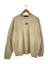 【中古】BALENCIAGA◆22SS/スウェット/L/コットン/CRM/無地【メンズウェア】