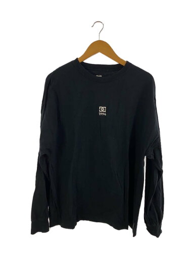 【中古】DC SHOES◆長袖Tシャツ/L/コットン/BLK【メンズウェア】 【中古】DC SHOES◆長袖Tシャツ/L/コットン/BLK【メンズウェア】
