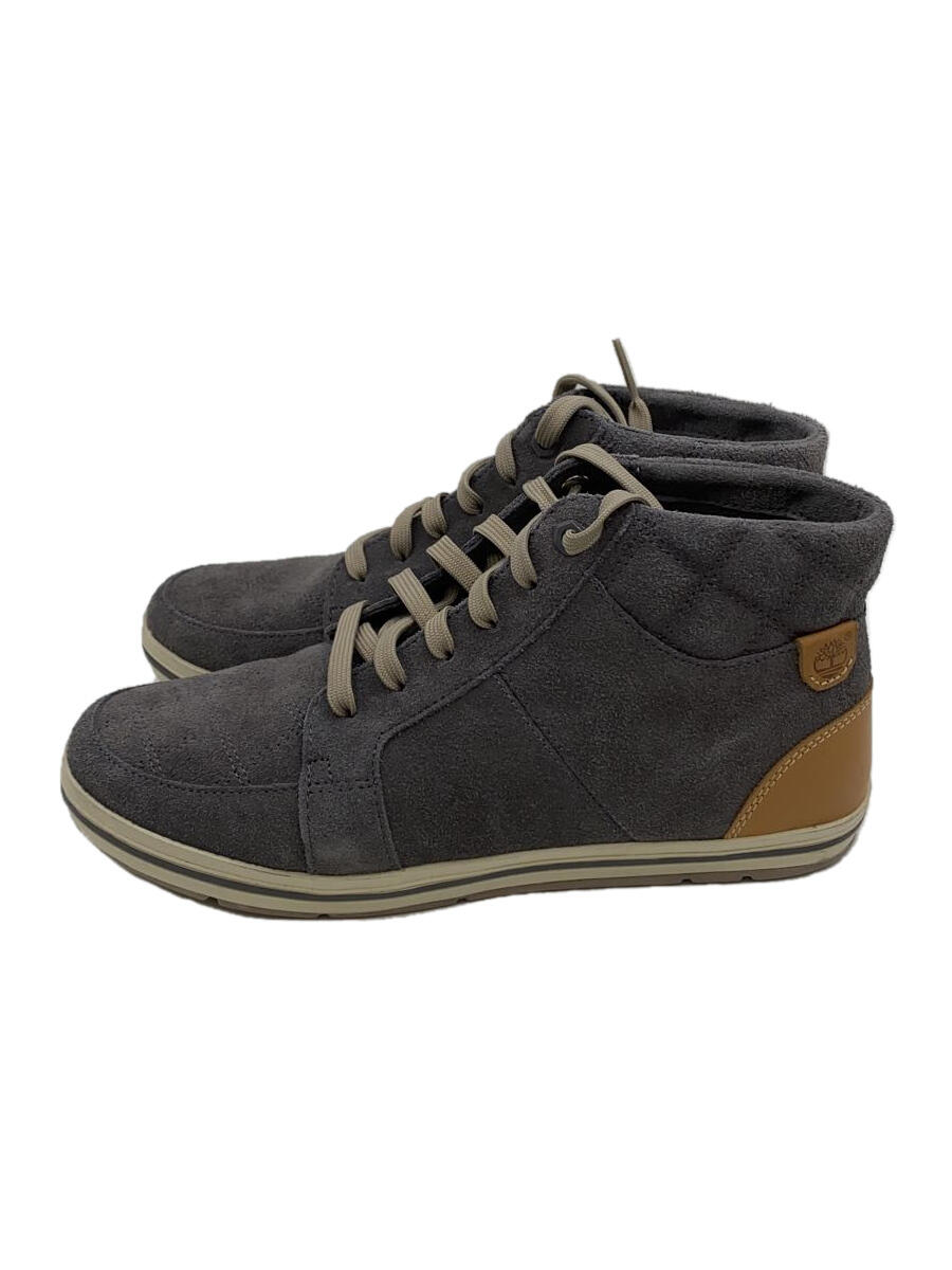 【中古】Timberland◆ハイカットスニーカー/24cm/GRY【シューズ】