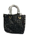 【中古】Samantha Thavasa◆パンチングトートバッグ/ハンドバッグ/PVC/BLK//【バッグ】(4)