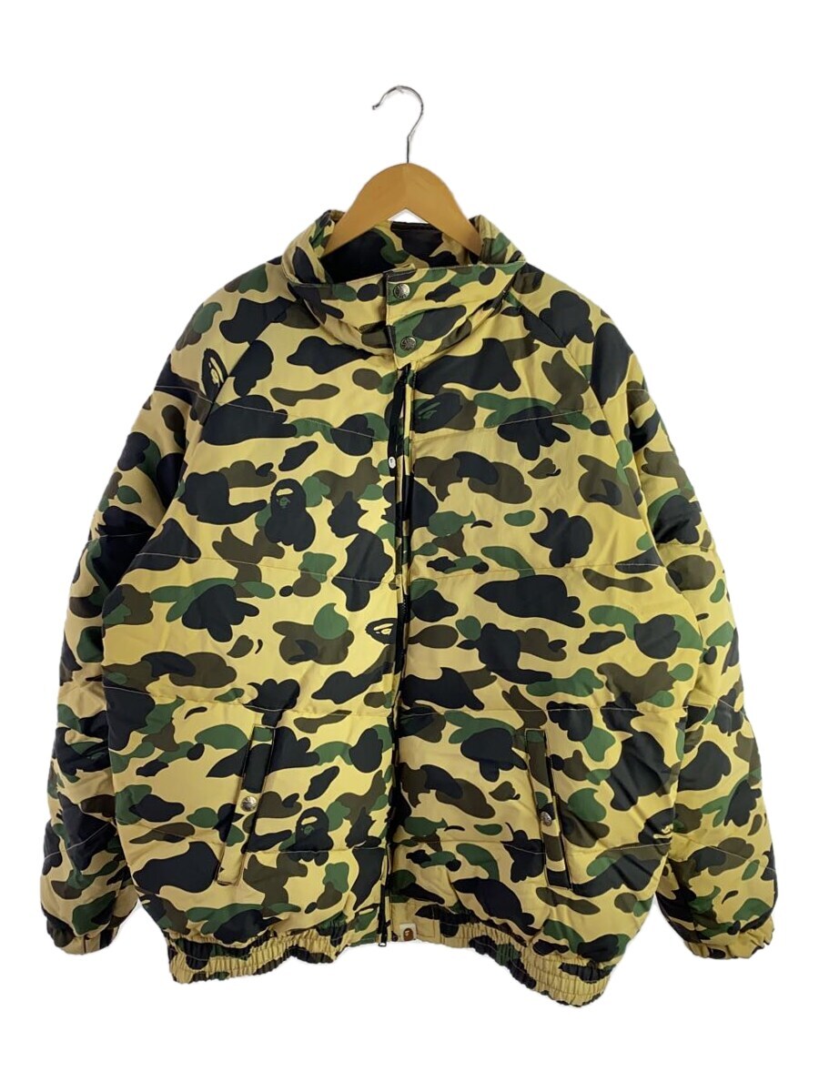 【中古】A BATHING APE◆ダウンジャケット/XXL/ナイロン/カモフラ/001HJE801023X/18AW/1ST CAMO DOWN/【メンズウェア】