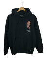 【中古】WACKO MARIA◆パーカー/M/コットン/BLK/22AW/BOB MARLEY HEAVY WEIGHT PULLOVER HOODE【メンズウェア】