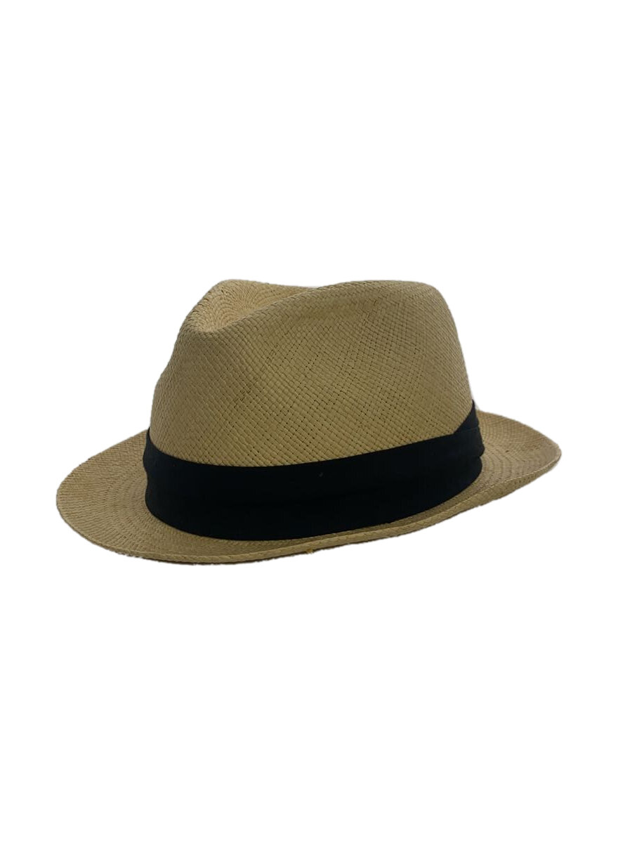 【中古】PHIGVEL◆ストローハット/7 3/8/BEG/無地/メンズ//【服飾雑貨他】