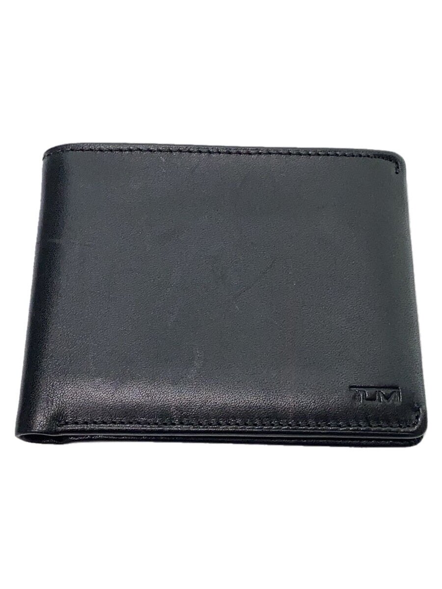 【中古】TUMI◆2つ折り財布/PVC/BLK/メ�