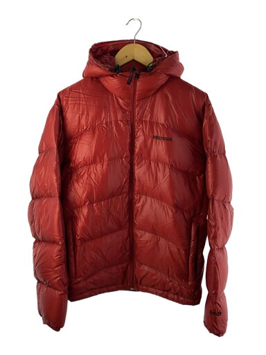 【中古】Marmot◆ダウンジャケット/L/ポリエステル/RED【メンズウェア】 【中古】Marmot◆ダウンジャケット/L/ポリエステル/RED【メンズウェア】