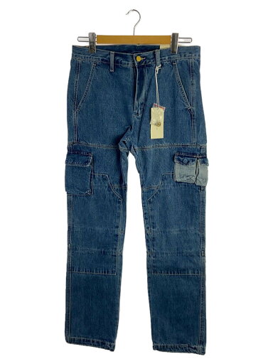 【中古】mnml◆カーゴパンツ/30/デニム/BLU/cargo denim//【メンズウェア】 【中古】mnml◆カーゴパンツ/30/デニム/BLU/cargo denim//【メンズウェア】