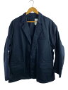 【中古】Graphpaper◆Suvin Chino Oversized Jacket/FREE/コットン/NVY/gm231-20176b【メンズウェア】