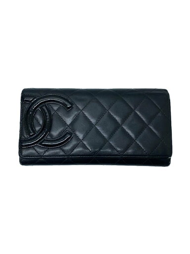 【中古】CHANEL◆長財布/--/BLK/無地/レディース【服飾雑貨他】 【中古】CHANEL◆長財布/--/BLK/無地/レディース【服飾雑貨他】
