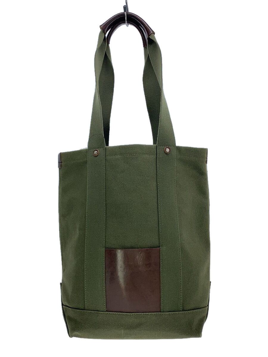 【中古】Hender Scheme◆トートバッグ/キャンバス/KHK/無地【バッグ】