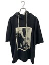 【中古】RICK OWENS DRKSHDW◆パーカー/M/コットン/BLK/プリント/DS19F6235-RIGEP8【メンズウェア】(4)