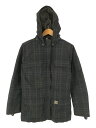 【中古】Carhartt◆ジャケット/S/コットン/IDG/チェック【メンズウェア】