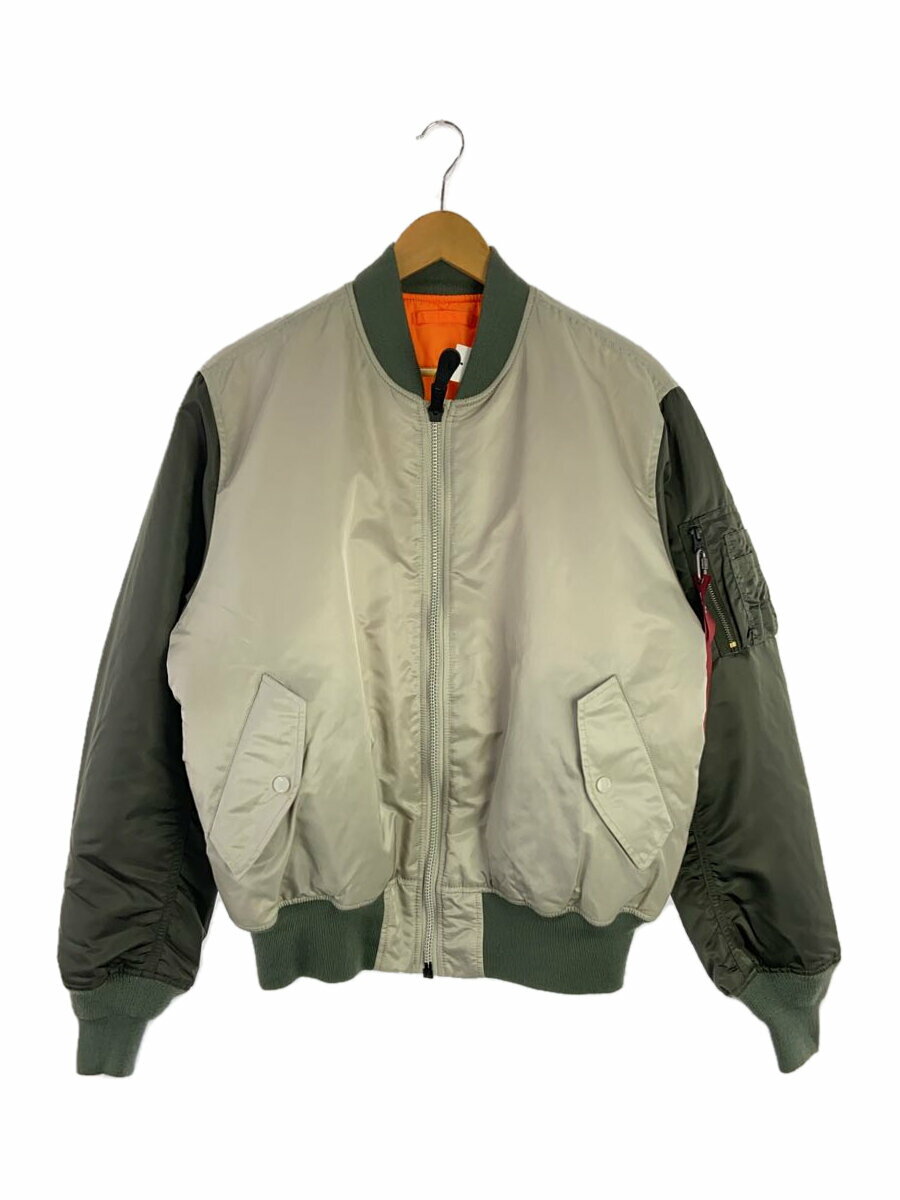 【中古】ALPHA INDUSTRIES◆フライトジャケット/L/ナイロン/マルチカラー/TA0431-9002【メンズウェア】