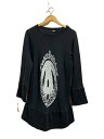 【中古】UNDERCOVER◆アンダーカバー/peacebuilder/04ssオマージュ/スウェット/M/コットン/BLK/e70【レディースウェア】