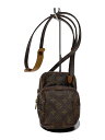 【中古】LOUIS VUITTON◆ミニ・アマゾン_モノグラム・キャンバス_BRW/PVC/BRW【バッグ】