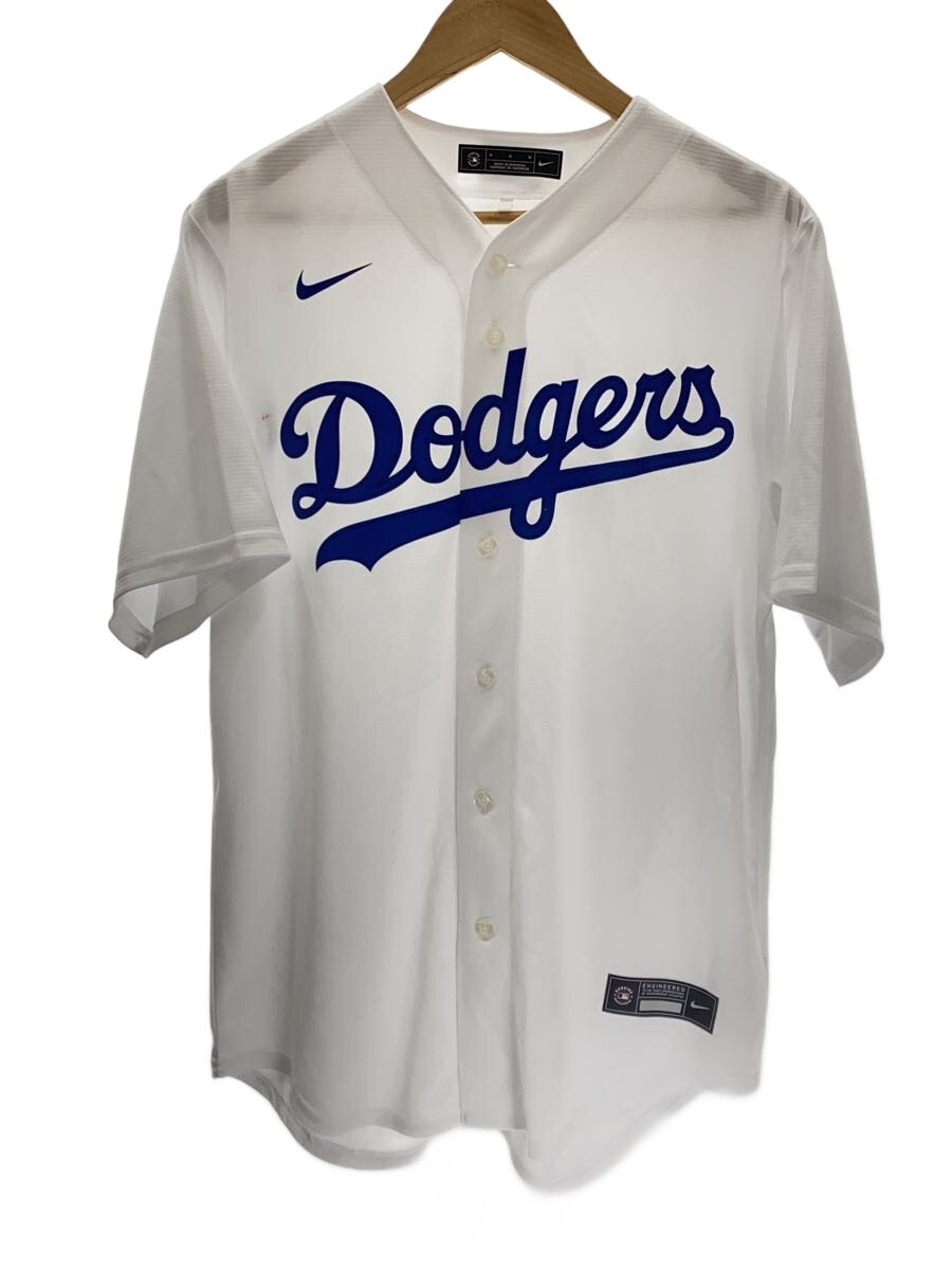 【中古】NIKE◆汚れ有/Dodgers/スポーツウェアー/M/WHT/T770-LDWH【スポーツ】
