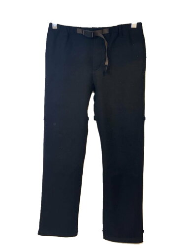 【中古】GRAMICCI◆ストレートパンツ/M/ポリエステル/BLK/無地/GMP2-F1108【メンズウェア】 【中古】GRAMICCI◆ストレートパンツ/M/ポリエステル/BLK/無地/GMP2-F1108【メンズウェア】
