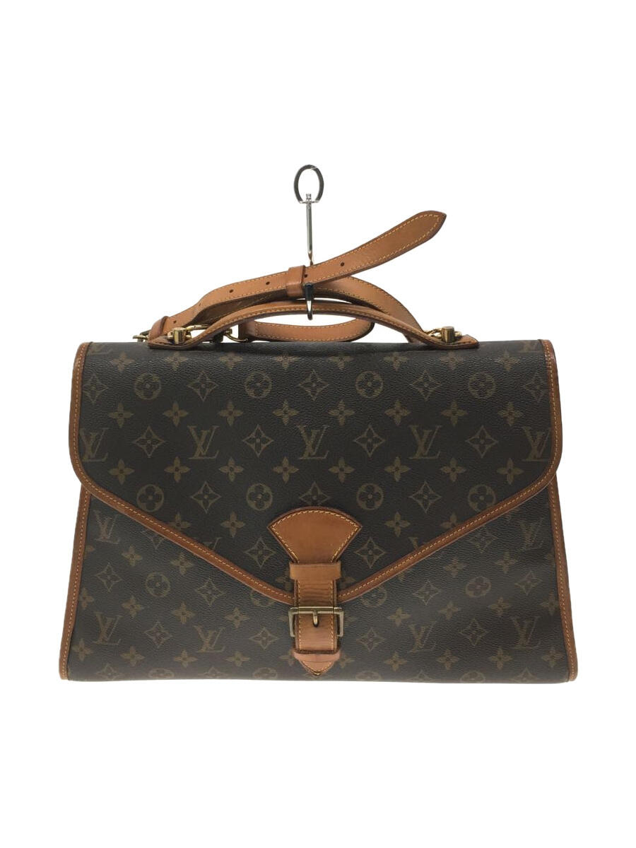 【中古】LOUIS VUITTON◆ビバリー_モノグラム_BRW/PVC/BRW【バッグ】