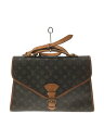 【中古】LOUIS VUITTON◆ビバリー_モノグラム_BRW/PVC/BRW//【バッグ】