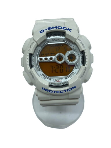 【中古】CASIO◆クォーツ腕時計・G-SHOCK/デジタル/WHT/WHT//GD-100SC-7JF【服飾雑貨他】 【中古】CASIO◆クォーツ腕時計・G-SHOCK/デジタル/WHT/WHT//GD-100SC-7JF【服飾雑貨他】