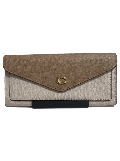 【中古】COACH◆長財布/--/CRM/無地/レディース/c2622【服飾雑貨他】 【中古】COACH◆長財布/--/CRM/無地/レディース/c2622【服飾雑貨他】