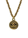 【中古】CHANEL◆ココマークネックレス/GLD/トップ有/レディース/A0495673【服飾雑貨他】