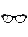 【中古】Zoff◆×STUDIO SEVEN/メガネ/ウェリントン/プラスチック/BLK/CLR/ユニセックス/ZF231026A//【服飾雑貨他】