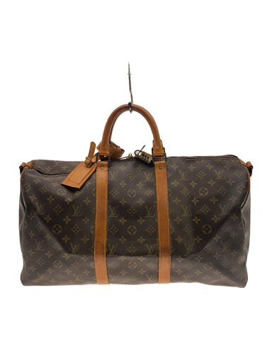 【中古】LOUIS VUITTON◆キーポル50_モノグラム・キャンバス_BRW/PVC/BRW【バッグ】 【中古】LOUIS VUITTON◆キーポル50_モノグラム・キャンバス_BRW/PVC/BRW【バッグ】