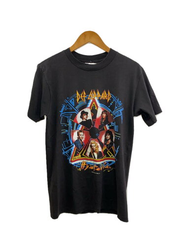 【中古】80s/DEF LEPPARD/Tシャツ/L/コットン/BLK/プリント//【メンズウェア】 【中古】80s/DEF LEPPARD/Tシャツ/L/コットン/BLK/プリント//【メンズウェア】