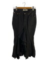 【中古】JUNYA WATANABE COMME des GARCONS◆ロングスカート/XS/コットン/BLK/無地/JD-S203【レディースウェア】