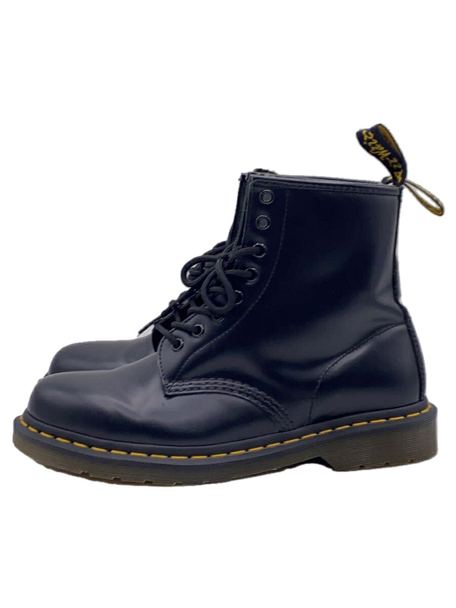 【中古】Dr.Martens◆レースアップブーツ/UK7/BLK/レザー/1460【シューズ】