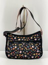 【中古】LESPORTSAC◆ショルダーバッグ/--/BLK【バッグ】
