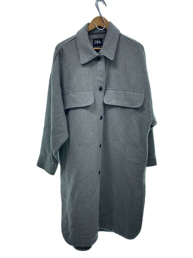 【中古】ZARA◆コート/L/グレー【レディースウェア】 【中古】ZARA◆コート/L/グレー【レディースウェア】