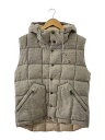 【中古】MONCLER◆ダウンベスト/3/コットン/GRY/SCOM-2012-621【メンズウェア】