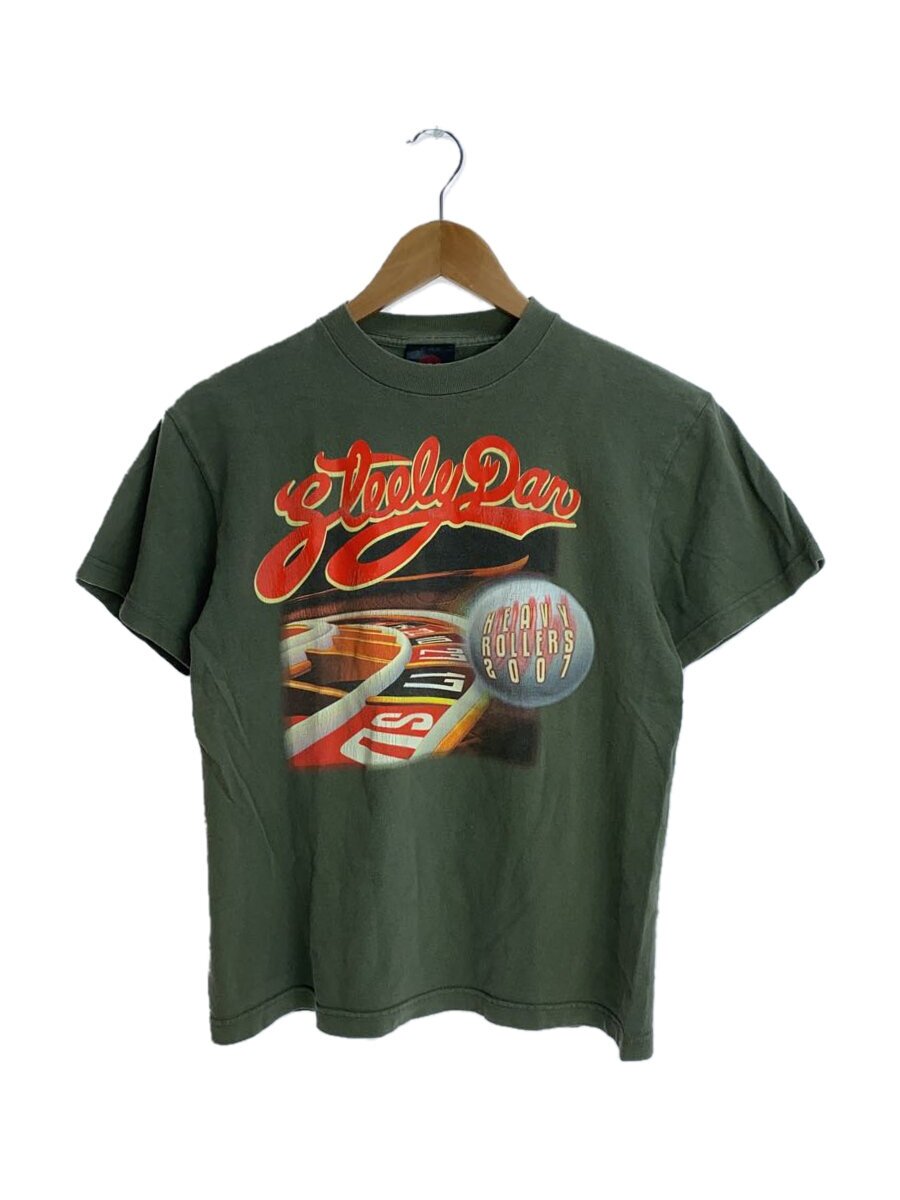 【中古】00s/steely dan/2007年/Tシャツ/S/コットン/KHK/プリント【メンズウェア】