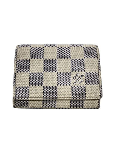 【中古】LOUIS VUITTON◆アンヴェロップ・カルト・ドゥ・ヴィジット_ダミエ・アズール_WHT/--/WHT/メンズ【服飾雑貨他】 【中古】LOUIS VUITTON◆アンヴェロップ・カルト・ドゥ・ヴィジット_ダミエ・アズール_WHT/--/WHT/メンズ【服飾雑貨他】