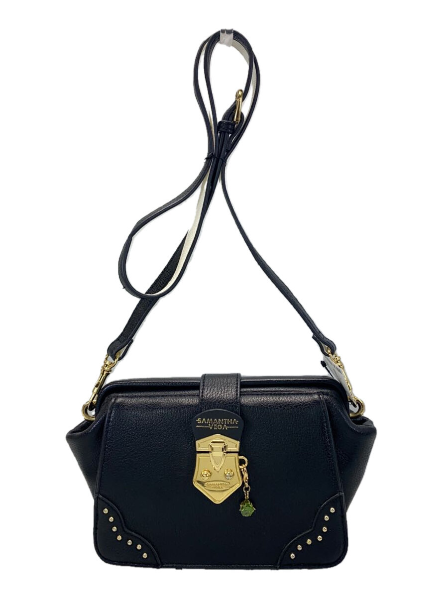 【中古】Samantha Vega◆ショルダーバッグ/--/BLK【バッグ】