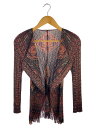 【中古】PLEATS PLEASE ISSEY MIYAKE◆プリーツ/トップス/3/ポリエステル/BRD/総柄/PP63-JO719【レディースウェア】