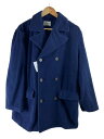 【中古】MEN’S MELROSE◆ピーコート/--/ウール/BLU【メンズウェア】