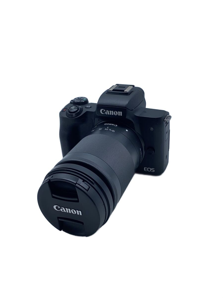 CANON - 【中古】CANON◆デジタル一眼カメラ EOS Kiss M EF-M18-150 IS STM レンズキット [ブラック]//【カメラ】