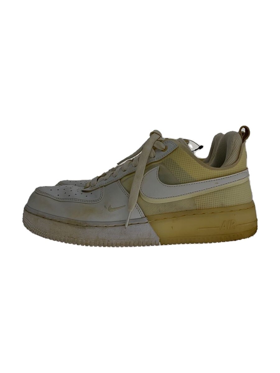 【中古】NIKE◆AIR FORCE 1 REACT_エア フォース 1 リアクト/27cm/WHT【シューズ】