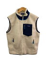 【中古】patagonia◆Classic Retro-X Vest/フリースベスト/L/ポリエステル/BEG/23048FA20//【メンズウェア】