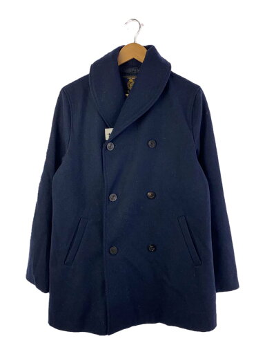 【中古】NAVAL◆コート/--/ウール/NVY/無地【メンズウェア】 【中古】NAVAL◆コート/--/ウール/NVY/無地【メンズウェア】